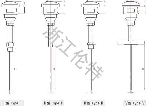 無套管式熱電偶（阻）